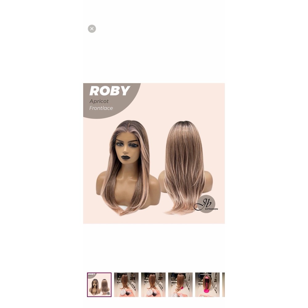 JBExtension 22 Inches Wolf Cut Pre-Cut Frontlace Glueless Women Fashion Wig ROBY